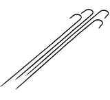 Image of Barebones Cowboy Grill Steel Skewers