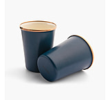 Image of Barebones Enamel 2-Tone Tall Cup Set Indigo Blue 50710BA9