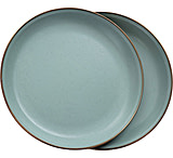 Image of Barebones Enamel Mint Salad Plate Set