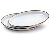 Image of Barebones Enamel Salad Plate - Set of 2
