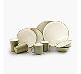 Image of Barebones Enamelware 2-Tone Dining Collection - Olive Drab D024794E