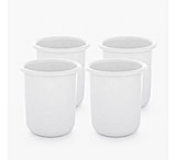 Image of Barebones Rolled Enamelware Cup Set 34F40EA2