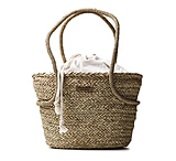 Image of Barebones Seagrass Market Tote with Linen Liner