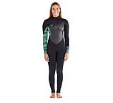 Image of Body Glove EOS 4/3mm Back-Zip Women's Fullsuit - Black/Green 3C38178F