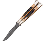 Image of Bear &amp; Son Knives Butterfly Damascus Folding Knife