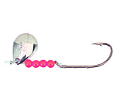 Image of BearPaw Flicker Snelled Hook, Baitholder, Nickel Spinner, 8in Mono