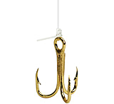 Image of BearPaw Gold Treble Snelled Hook / 18in of Mono Leader