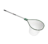 Image of Beckman Net Hoop, Clear Rubber Basket, 4ft Handle 18 Inch Depth