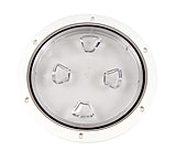 Image of Beckson Marine 8&quot; Clear Center Screw-Out Deck Plate