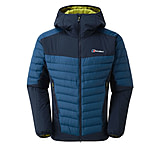 Image of Berghaus Ulvetanna Hybrid Down Jacket 2.0 - Women's-Dark Blue/Green-Medium