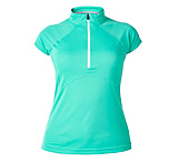 Image of Berghaus Vapour II SS Base Zip Tee - Women's -Green-Medium
