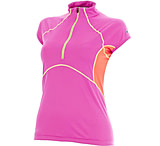 Image of Berghaus Vapour II SS Base Zip Tee - Women's -Pink-Medium