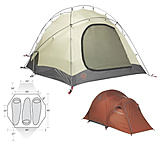 Image of Big Agnes Royal Flush 3 tent - 3 Person, 4 Season