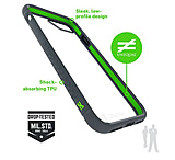 Image of Bodyguardz Unequal iPhone 7 Contact, Grey/Green