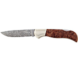 Image of Boker 500D Fox Damascus M/Co 3.34in Radica Fixed Blade Knife