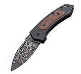 Image of Boker Manufactur Solingen Special Run Solo II Damascus Folding Knife, Nagelhau, Linerlock w/ Pocket Clip