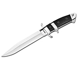 Image of Boker USA Plus Kressler Subhilt Fixed Blade Tactical Knife w/ Leather Sheath - 12.87in OAL