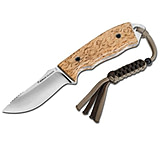 Image of Boker Solid Fixed Blade Hunting Knife w/ Sheath &amp; Lanyard - 7.38&quot; OAL