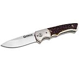 Image of Boker USA Titan Hunter Stag Folding Knife w/ Sheath - 8&quot; OAL