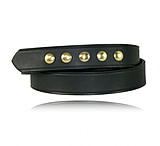 Image of Boston Leather 1.5 Belt Five Snap Closure