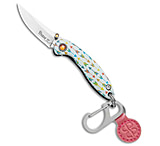Image of Brighten Blades BRAVE Keychain Frame Lock Knife Arrow Aluminum 1.7 Satin B4946A13