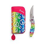 Image of Brighten Blades Peace Folding Knife w/ Case