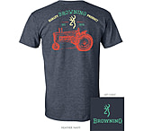 Image of Browning Bg Men's T-shirt Buckmark Tractor X-large Navy&lt;