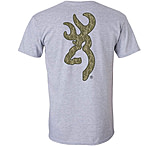 Image of Browning Bg Men's T-shirt Mo Bottomland Buckmark Logo X-large Grey&lt;