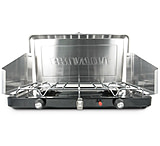 Image of Brunton Stainless Steel Two Burner Propane Stove GANNETT2B