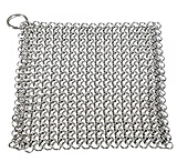 Camp Chef 7in X 7in Chainmail Scrubber, Silver, 7" x 7", CMS7