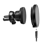 Image of Car and Driver 2-in-1 Magnetic Wireless Charging Vent Mount &amp; Pad w/ safe connector