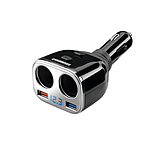 Image of Car and Driver Multi-Port Power Adapter Connect Four 12/24 volt