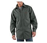 Image of Carhartt Canvas Shirt Jacket - Men's-Dark Shadow-X-Large