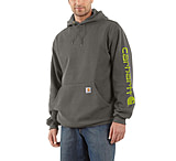Image of Carhartt Midweight Signature Sleeve Logo Hooded Sweatshirt - Men's