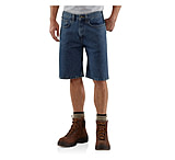 Image of Carhartt Five Pocket Denim Short - Men's-Dark Classic Wash-32 Waist