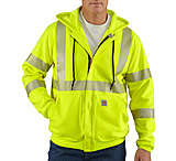 Image of Carhartt Flame-Resistant Heavyweight High-Visibilty Class 3 Hooded Zip-Front Sweatshirt