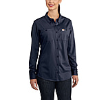 Image of Carhartt Flame-Resistant Womens Force Cotton Hybrid Shirt