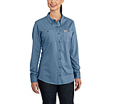 Image of Carhartt Flame-Resistant Womens Force Cotton Hybrid Shirt