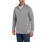 Image of Carhartt Force Cotton Delmont Long Sleeve Quarter Zip - Men's