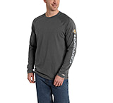 Image of Carhartt Force Cotton Delmont Sleeve Graphic T-Shirt for Mens