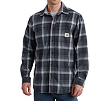 Image of Carhartt Force Reydell Long-Sleeve Shirt - Men's-Navy-Large