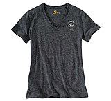 Image of Carhartt Lubbock Graphic USA Logo Short Sleeve V-neck T-shirt - Women's