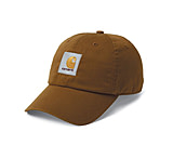 Image of Carhartt Signature Canvas Workflex Cap - Men's-Brown-X-Large