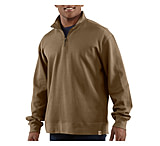 Image of Carhartt Sweater Knit Quarter Zip - Men's-Canyon Brown-Large