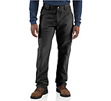 Image of Carhartt Weathered Duck Dungaree Pant - Men's-Black-38 Waist-Regular Inseam