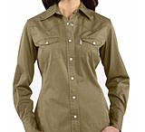 Image of Carhartt Work Wash Twill Snap Front Shirt - Womens