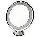 Image of Carson Round Lighted Mirror W/Suction Cup Base