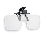 Image of Carson Clip &amp; Flip 1.5x Clip-on, Flip-up Magnifying Loupe Lenses for Eyeglasses CF-10