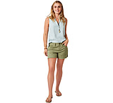 Carve Designs Oahu 4in Twill Short - Women's, Olive, 4, SHOH71-350-04