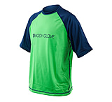 Image of Body Glove Raglan Loose-Fit Short-Sleeve Rash Guard - Blue/Green 560B5296